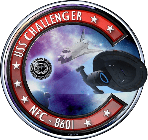 USS Challenger insignia